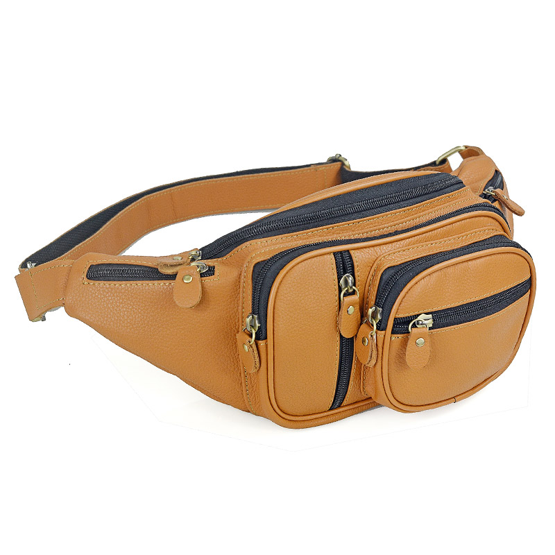 Men Accessories Pack - Männer Echt leder Taillen packungen männlich