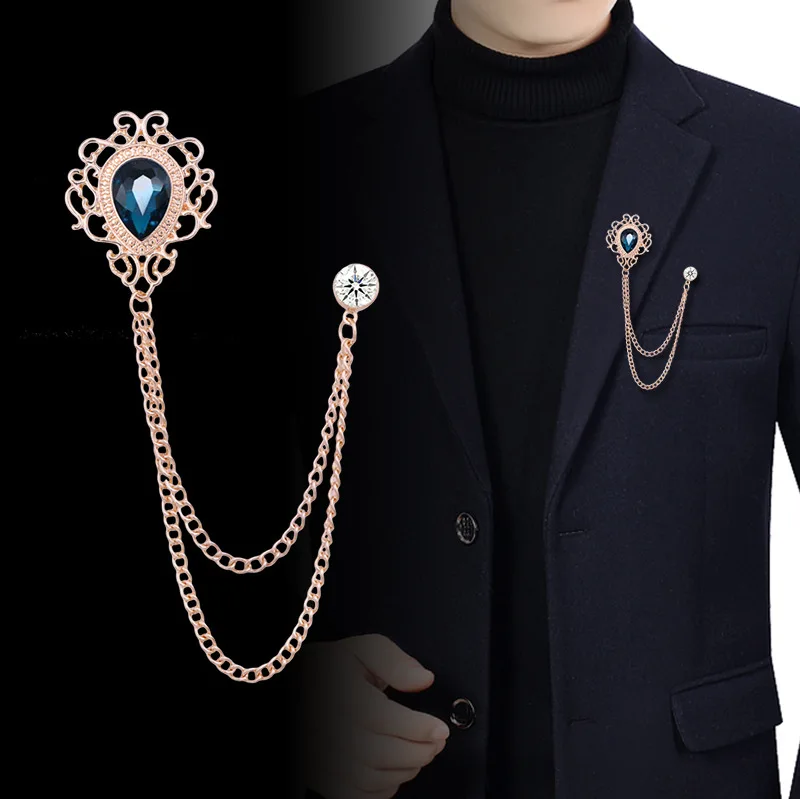 Men'S Accessories And Jewelry - Neue Vintage Quaste Kette Strass Kristall