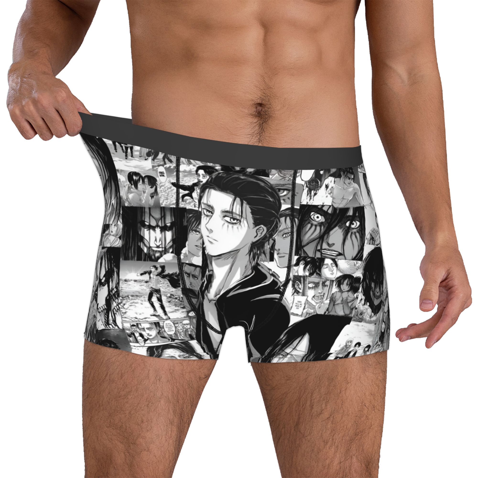 Men'S Accessories Clothing - Attack on Titans Boxershorts für Herren,