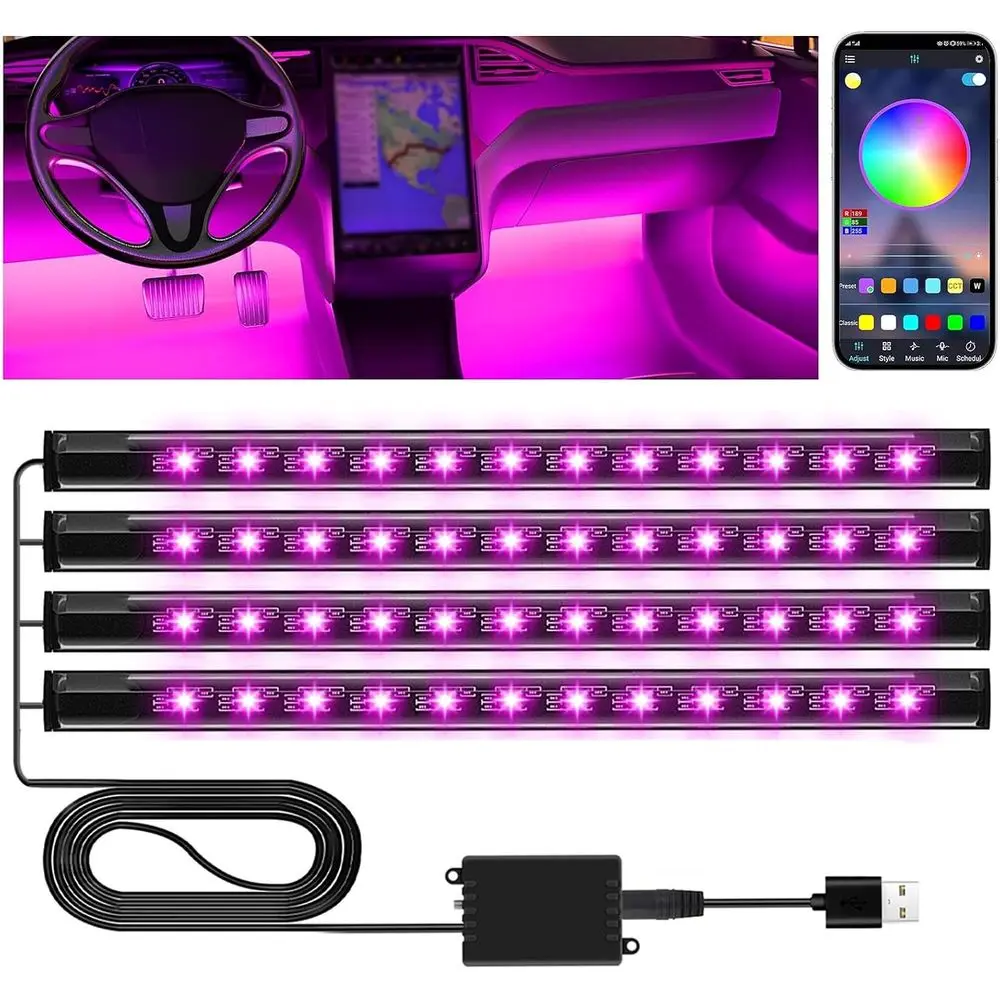 Men Accessories App - LED-Lichter oder Halloween-Autozubehör für den Innenraum,