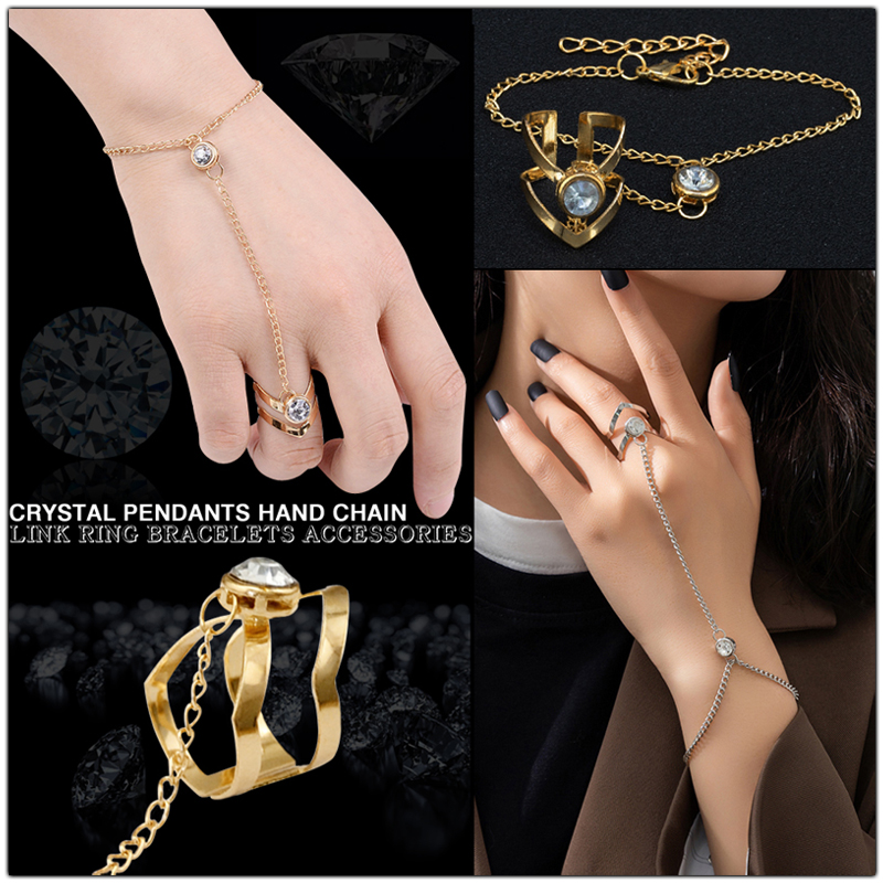 Men'S Accessories Hand Bands - Geometrisches Hohles Herz Einzel-Finger-Armband Herren Schmuck