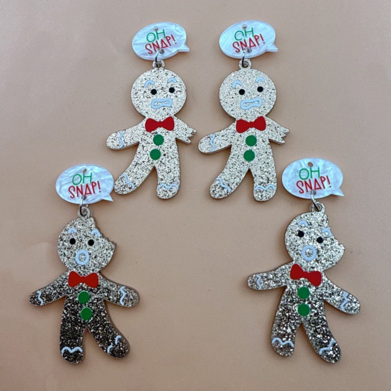Men'S Accessories And Jewelry - 10 Stück niedliche Weihnachts-Lebkuchenmann-Anhänger, DIY-Schmuckzubehör zur