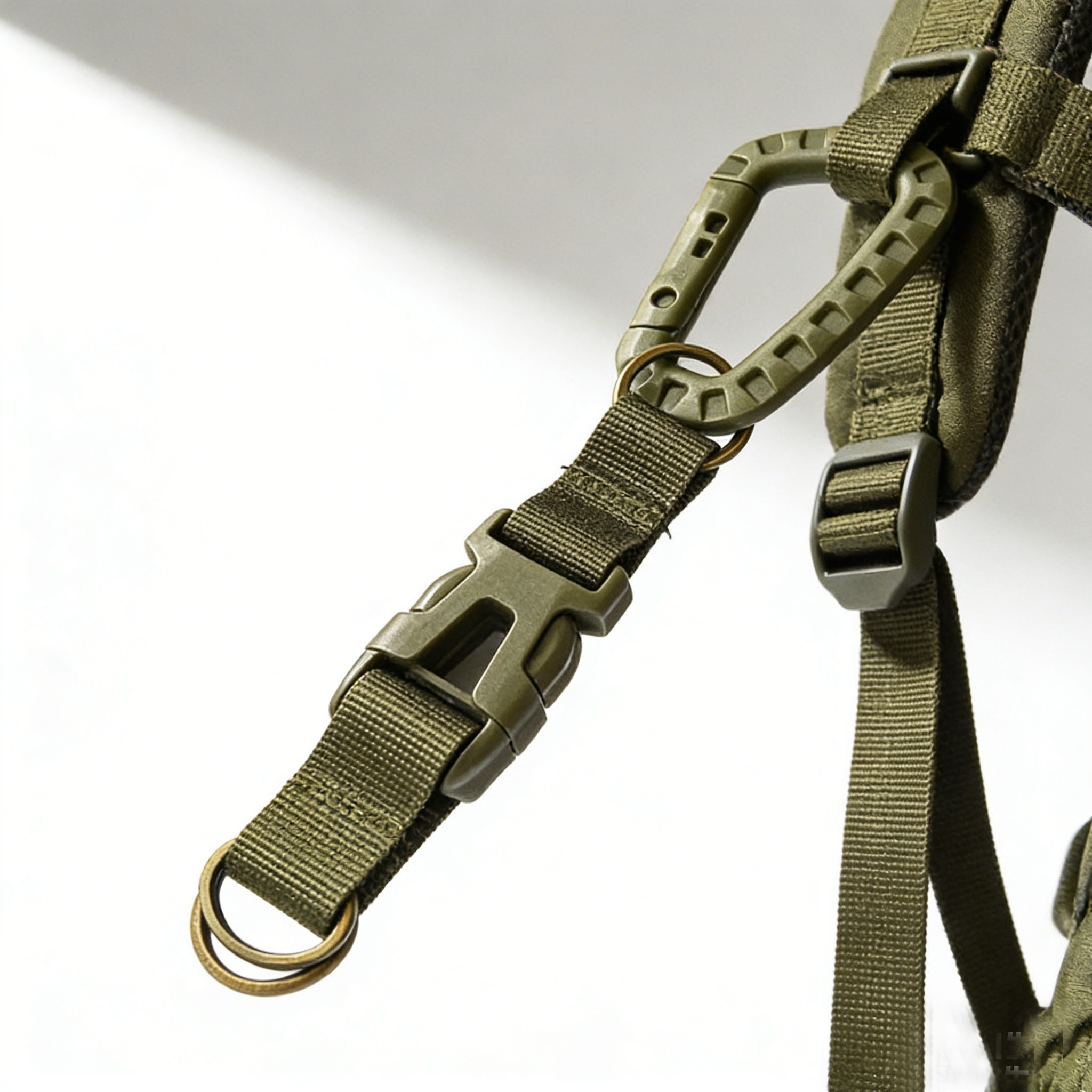 Keychain Multi Tool - Outdoor-Schlüsselanhänger, multifunktionaler Molle-Gurtbandhaken, Bergsteiger-Rucksack, Schnellverschluss-Schnalle, Reisezubehör