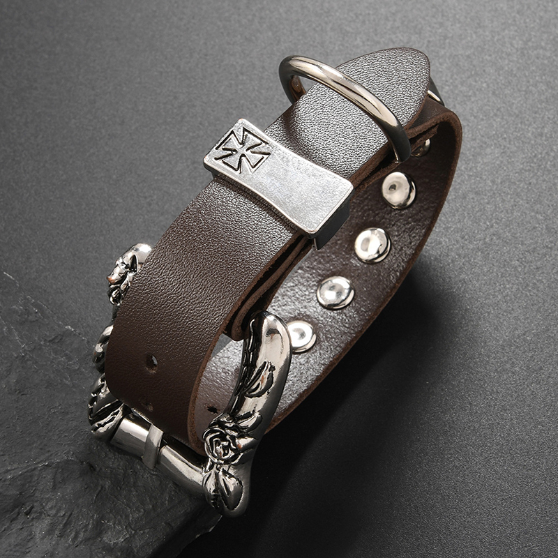 Men Accessories Pk - Rock Punk Stil große Schnalle Armband