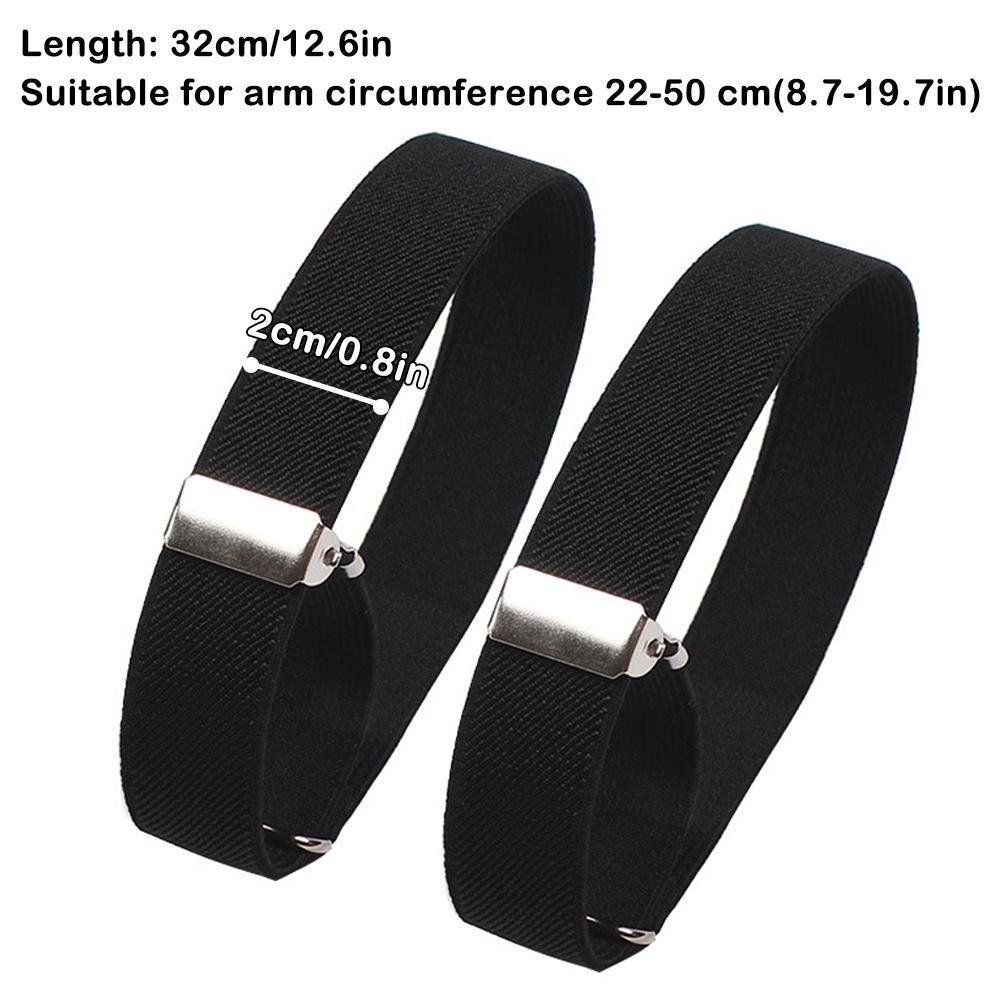 Men'S Accessories Clothing - 2 Stück Verstellbare Elastische Armbinden Hemdmanschettenhalter