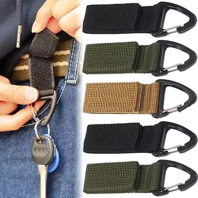 Keychain Multi Tool - 1-4 Stück Outdoor Taktischer Molle-Gürtelhalter Gurtband-Clip