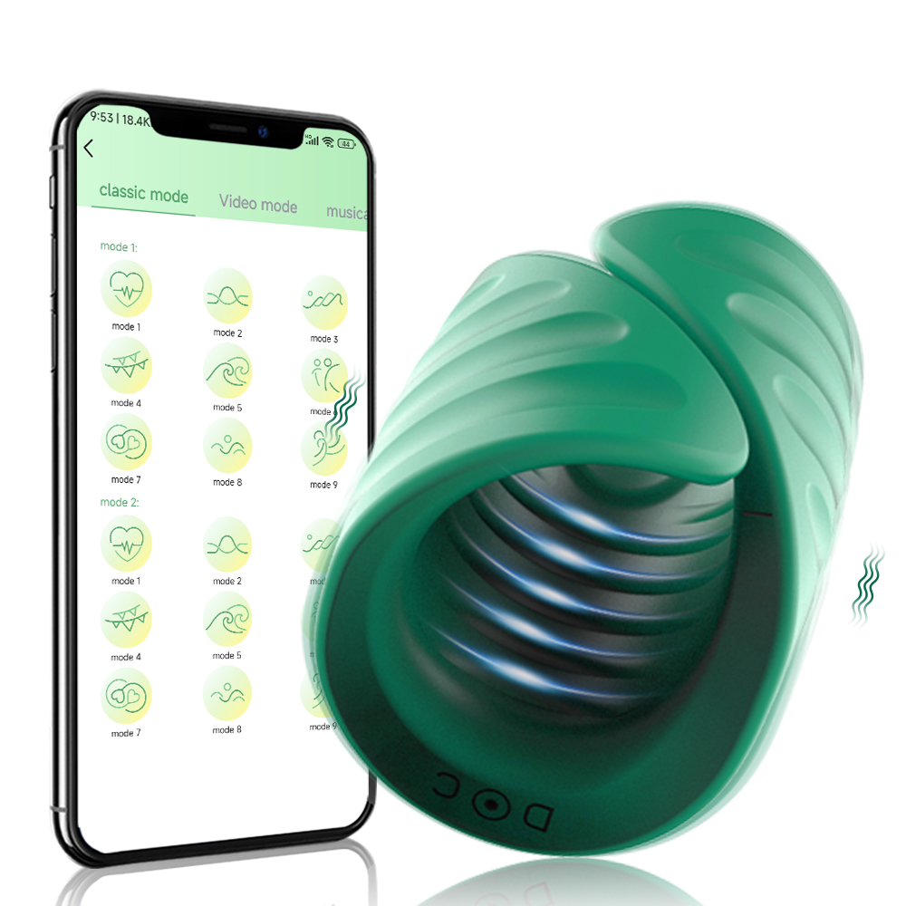 Men Accessories App - APP Control Penis Training Vibrator Männlicher