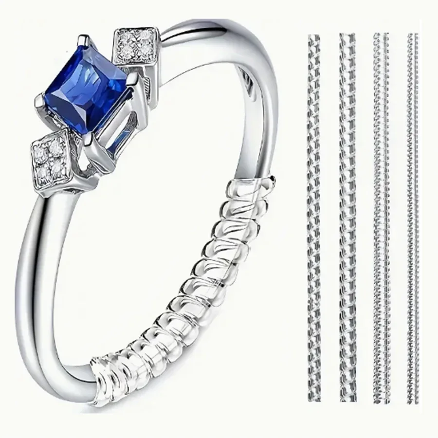 Men'S Accessories Rings - 4/8 Stück – Ringgrößenversteller – unsichtbarer