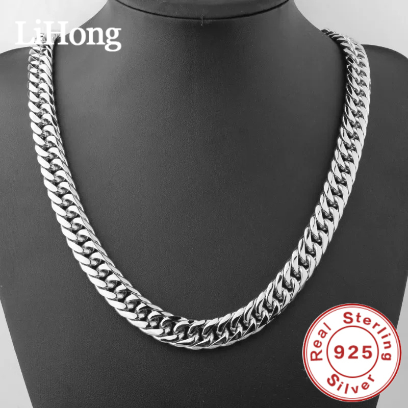 Men'S Accessories Trending - 925 Sterling Silber 45-60cm 10mm Kubanische