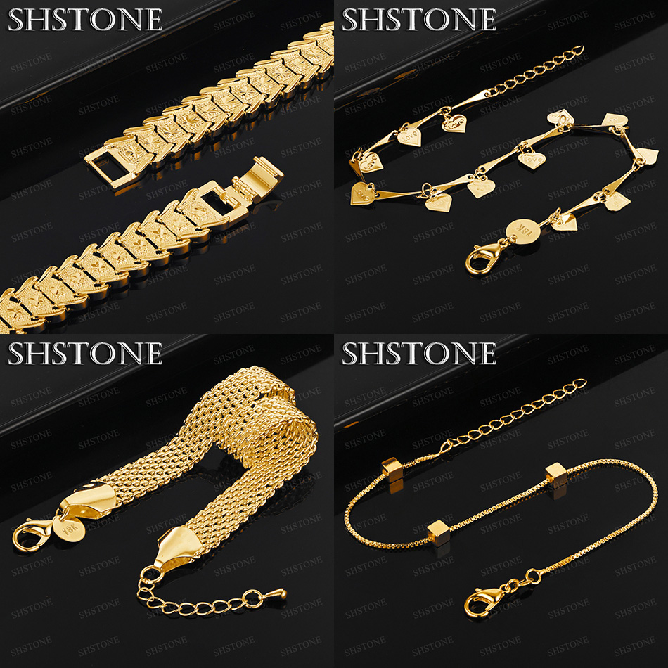 Men'S Accessories Trending - Heißer 18k Gold Mesh Kette Quadrat