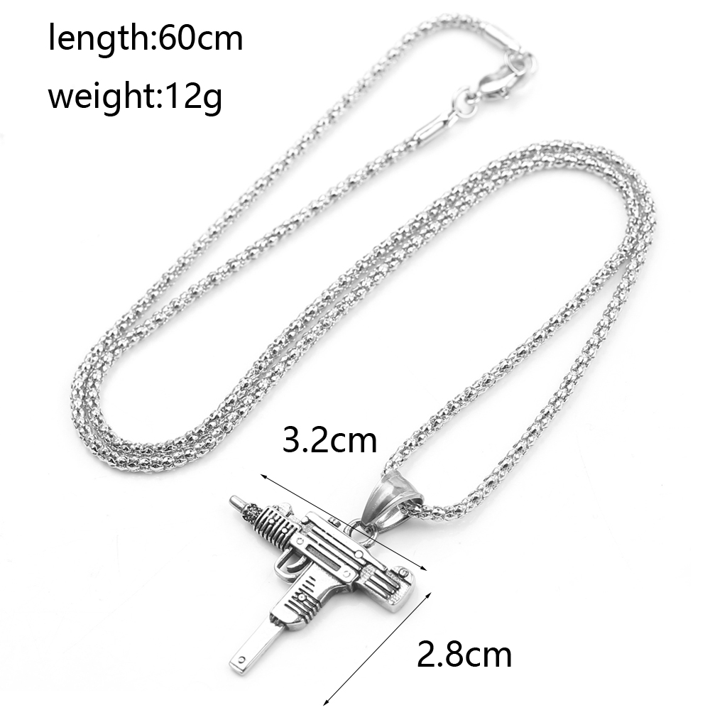 Punk Uzi Pistolen-Maschinengew – Men'S Accessories And Jewelry Bewertung und Preis