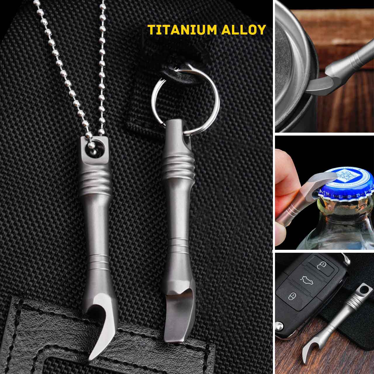 TC4 Titanlegierung Brecheisen  – Keychain Multi Tool Bewertung und Preis