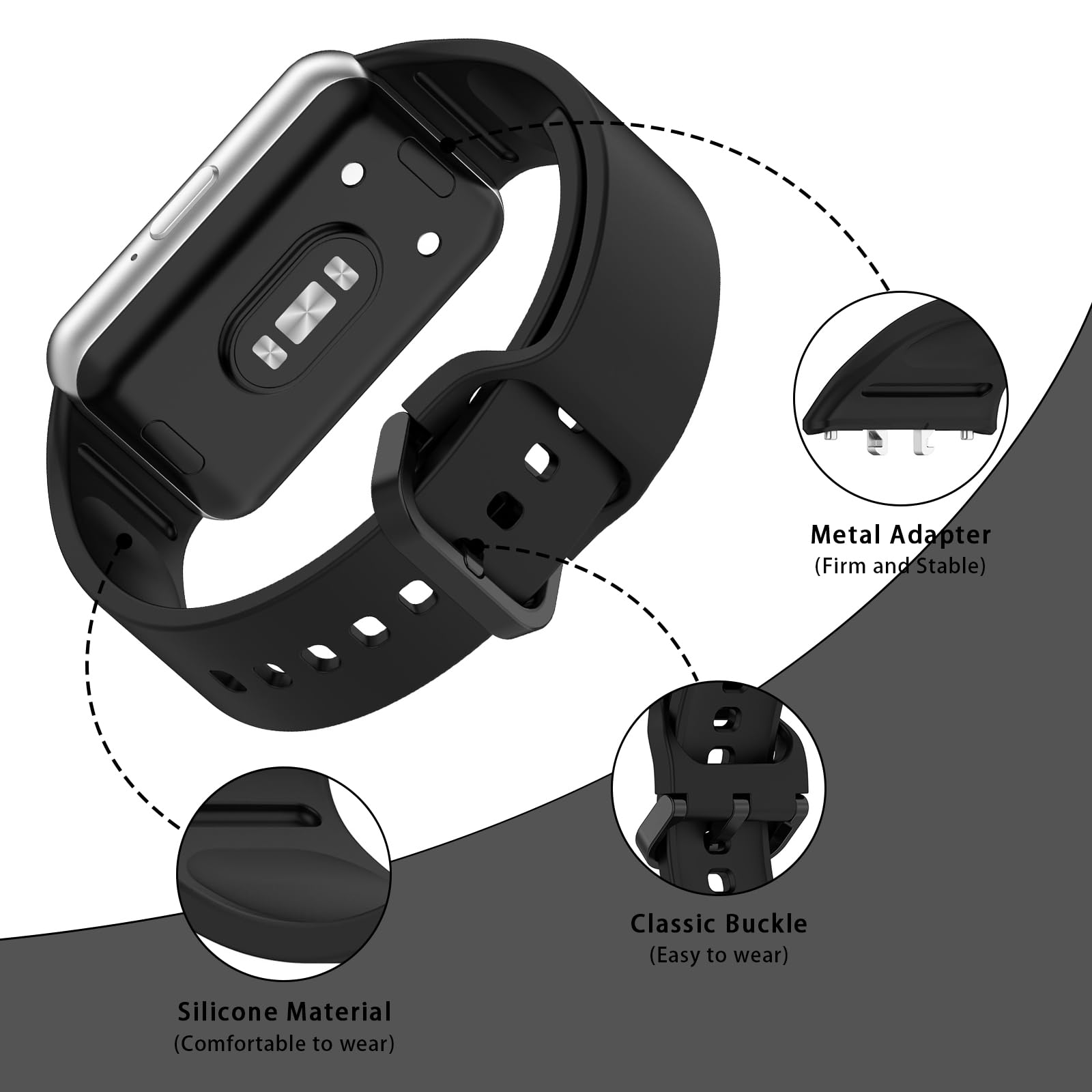 Silikonarmband für Samsung Gal – Men Accessories Website Bewertung und Preis