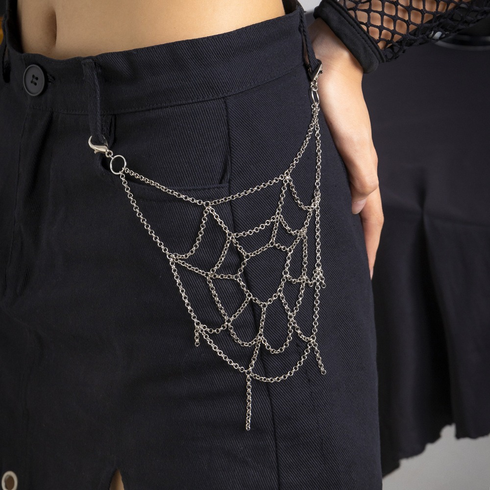 Gothic Punk Silber Farbe Spinn – Men'S Accessories Clothing Bewertung und Preis