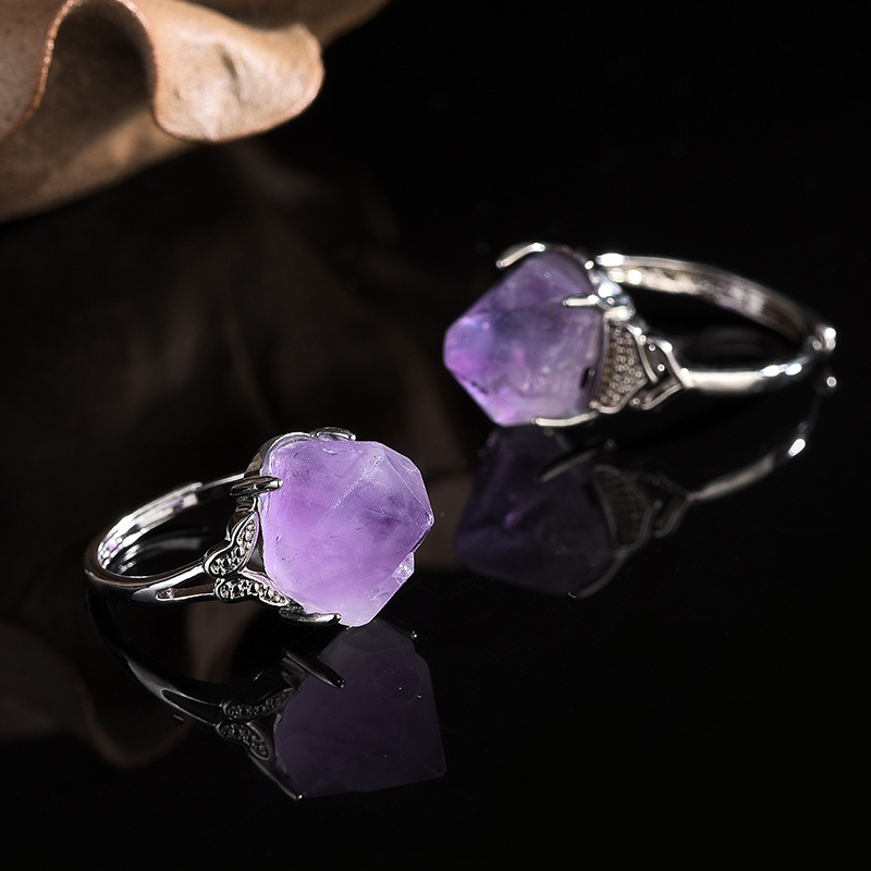 Natürliche Amethyst Hand-gesch – Men'S Accessories Hand Bands Bewertung und Preis