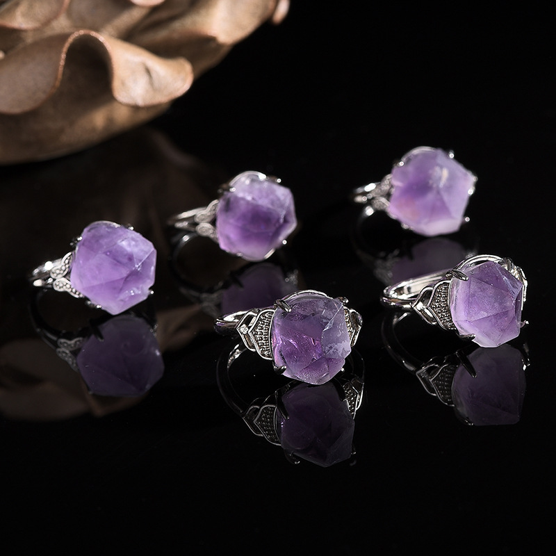Natürliche Amethyst Hand-gesch – Men'S Accessories Hand Bands Bewertung und Preis