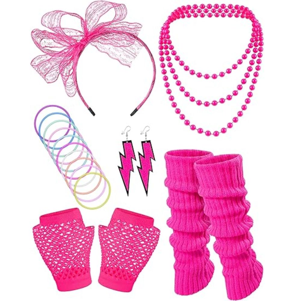 80er-Jahre-Kostüm-Accessoires  – Men Accessories Pack Bewertung und Preis