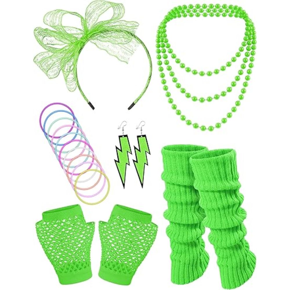 80er-Jahre-Kostüm-Accessoires  – Men Accessories Pack Bewertung und Preis