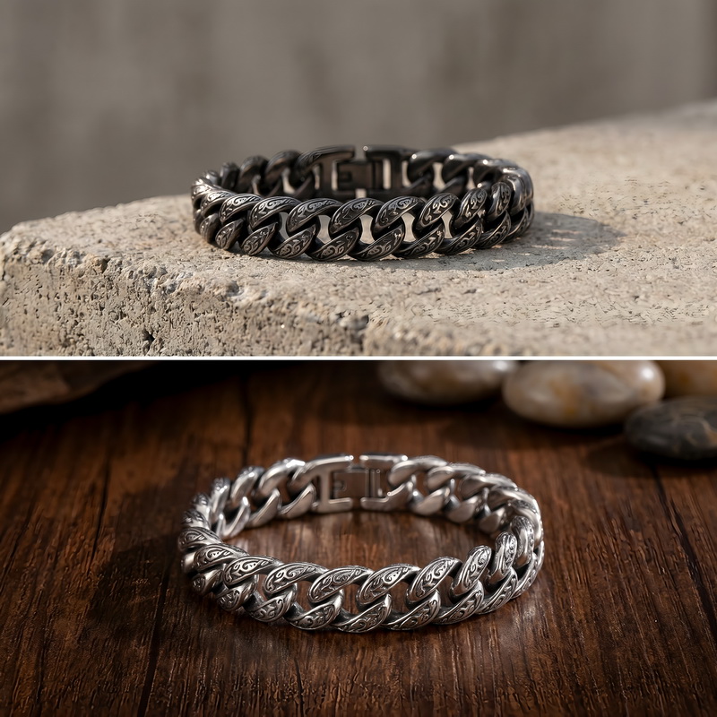 Herrenarmband, 13 mm breit, Ed – Men'S Accessories Hand Bands Bewertung und Preis
