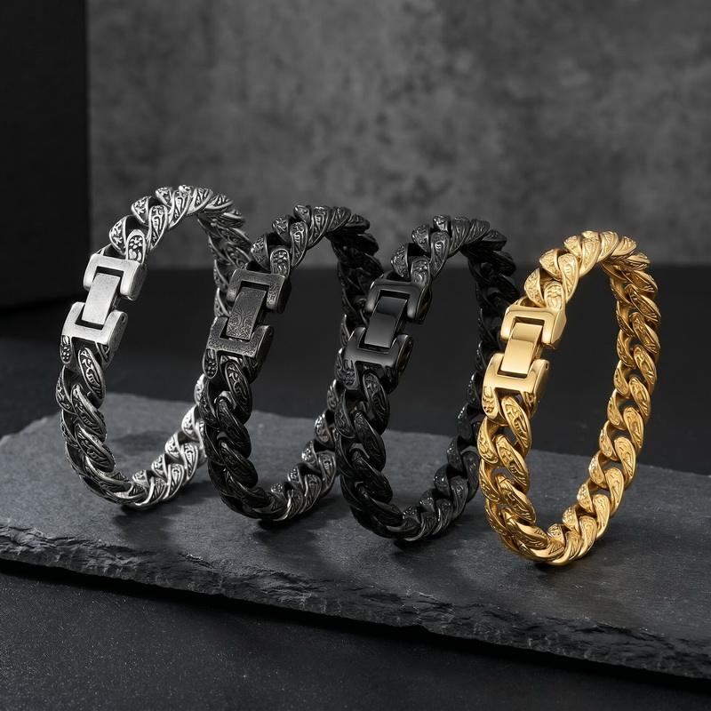 Herrenarmband, 13 mm breit, Ed – Men'S Accessories Hand Bands Bewertung und Preis