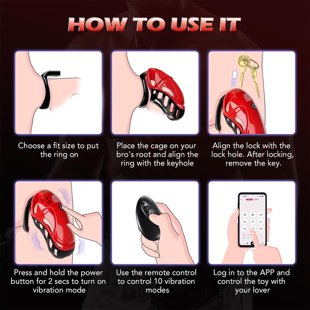 APP-Fernbedienung Vibrierendes – Men Accessories App Bewertung und Preis