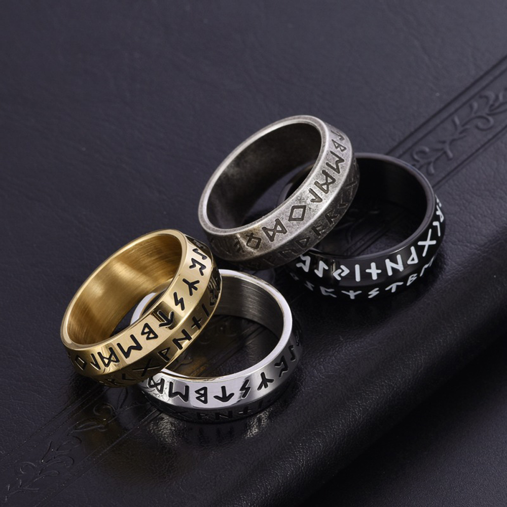 Viking-Ring mit doppelter abge – Men'S Accessories Hand Bands Bewertung und Preis