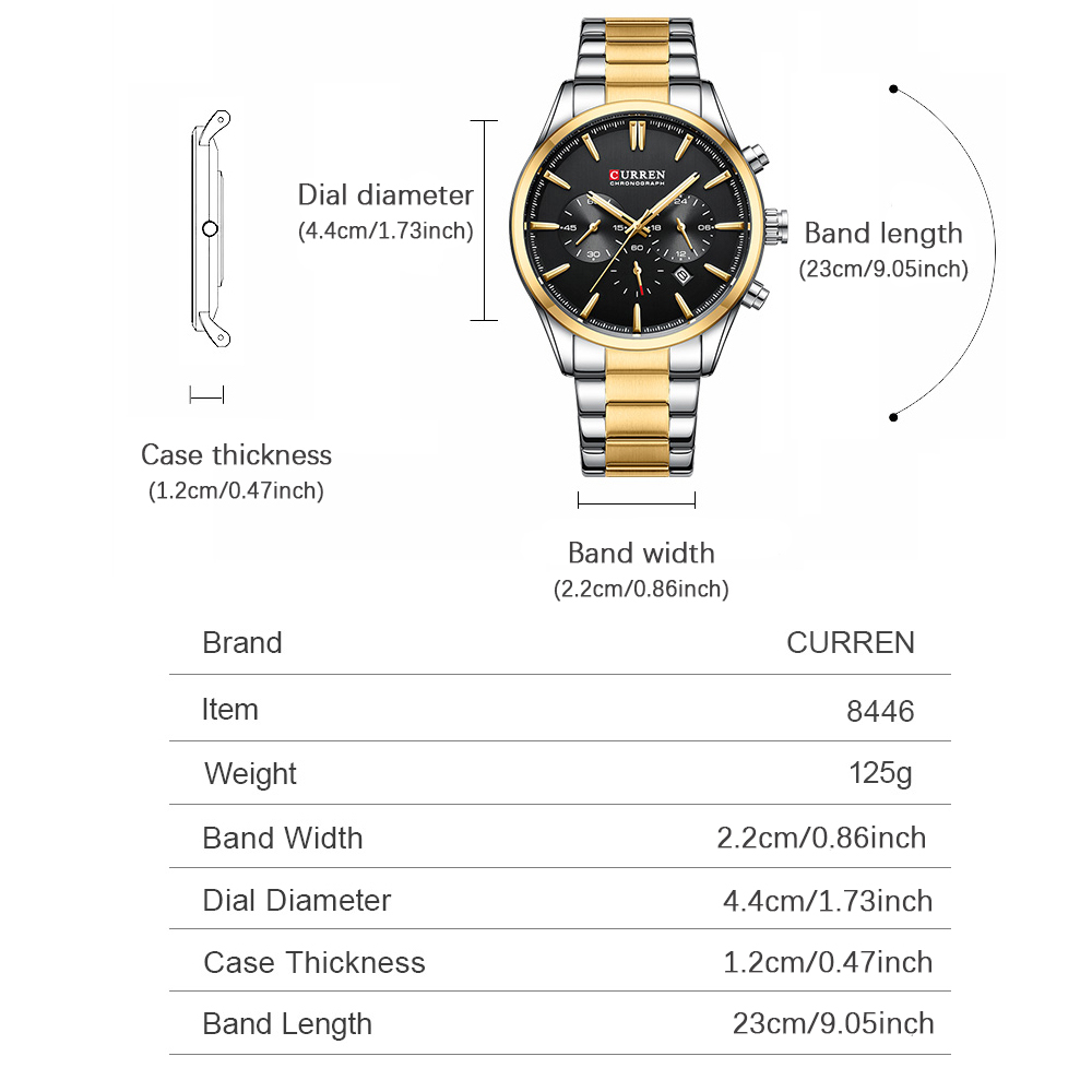 CURREN Casual Quarz Chrono Spo – Men'S Accessories And Jewelry Bewertung und Preis