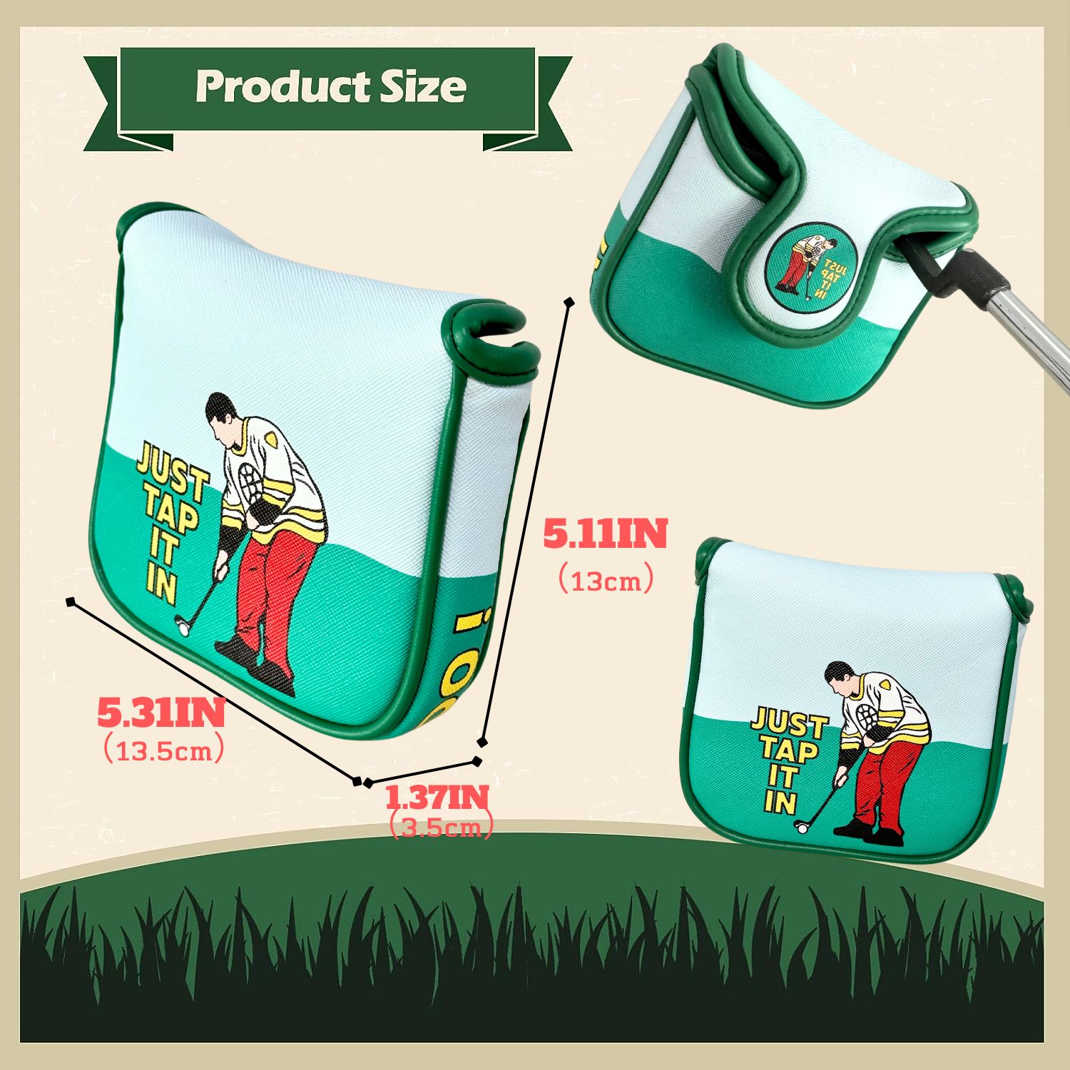 Lustige pu Leder Golf Putter A – Men'S Accessories Premium Bewertung und Preis