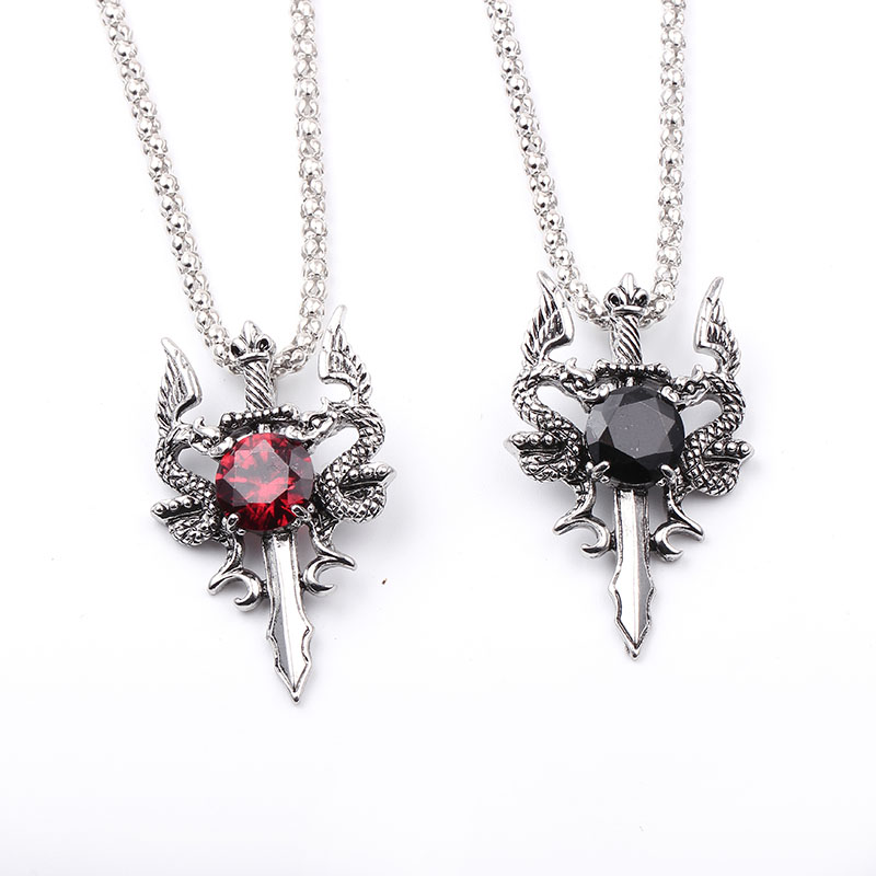 Doppeldrachen-Halskette mit sc – Men'S Accessories And Jewelry Bewertung und Preis