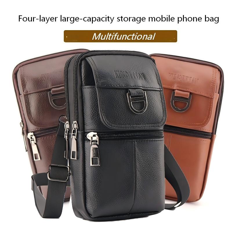 Herren-Leder-Gürteltasche - Gr – Men Accessories Pack Bewertung und Preis